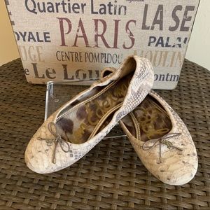 Sam Edelman Snake Skin Felicia Ballet Flats
